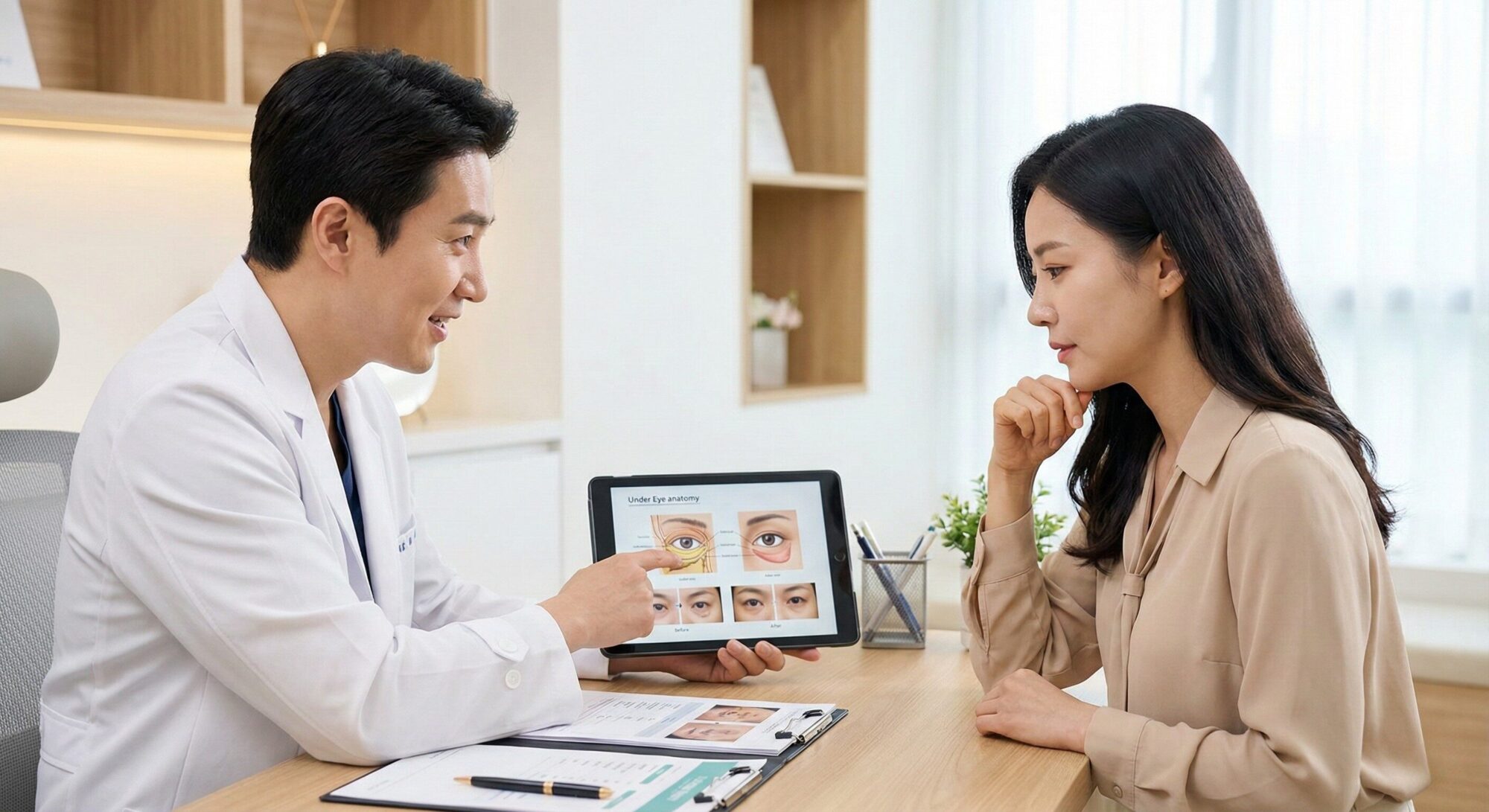 友人とランチを楽しむ明るい笑顔の女性