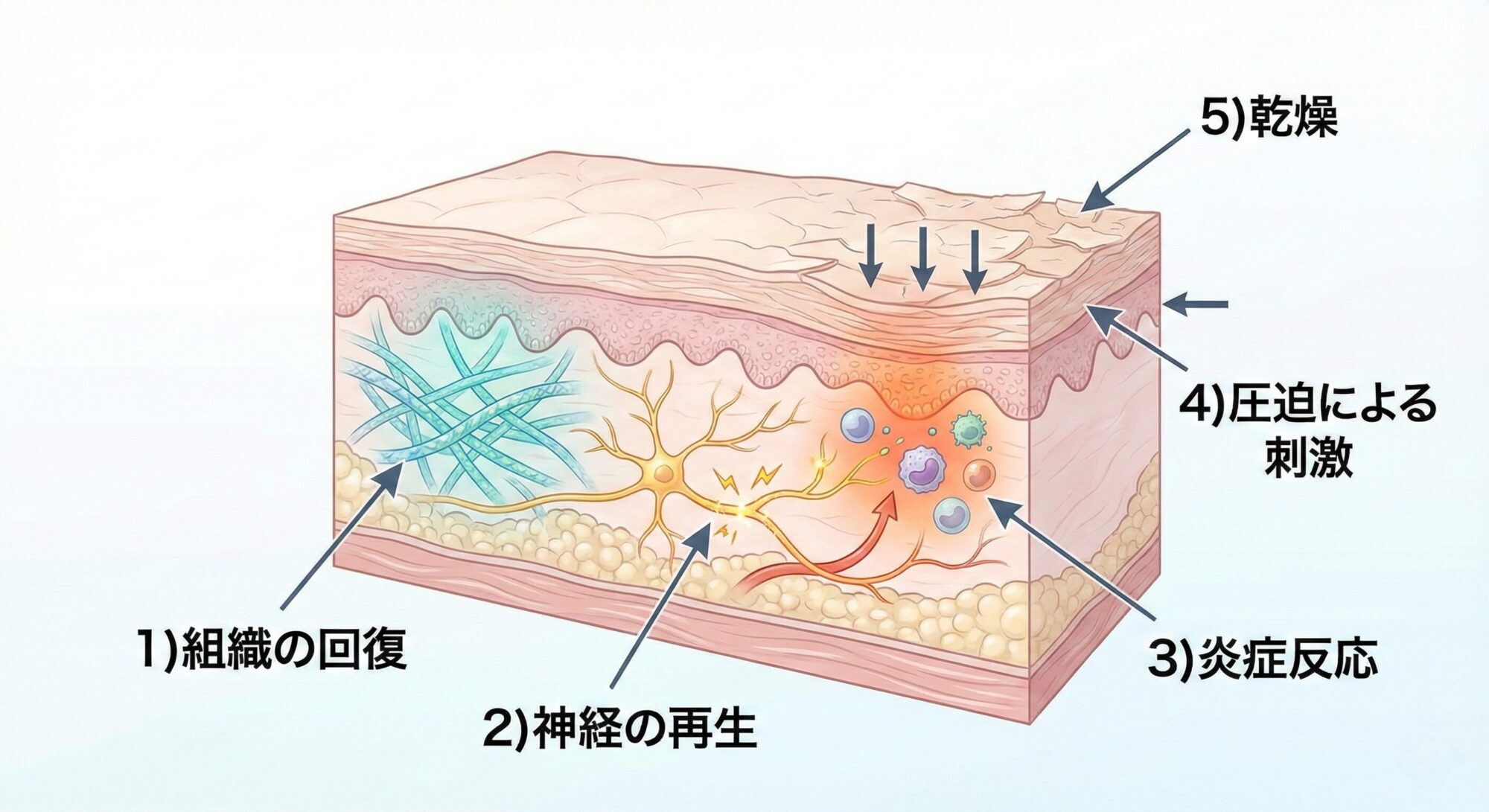 脂肪吸引後のかゆみが起こる原因