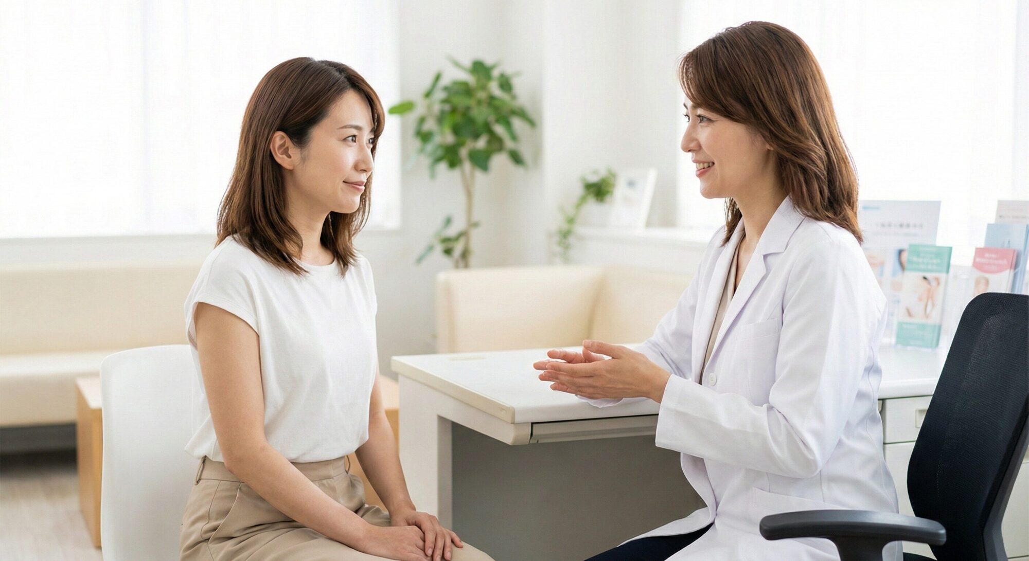 太もも脂肪吸引のカウンセリングイメージ